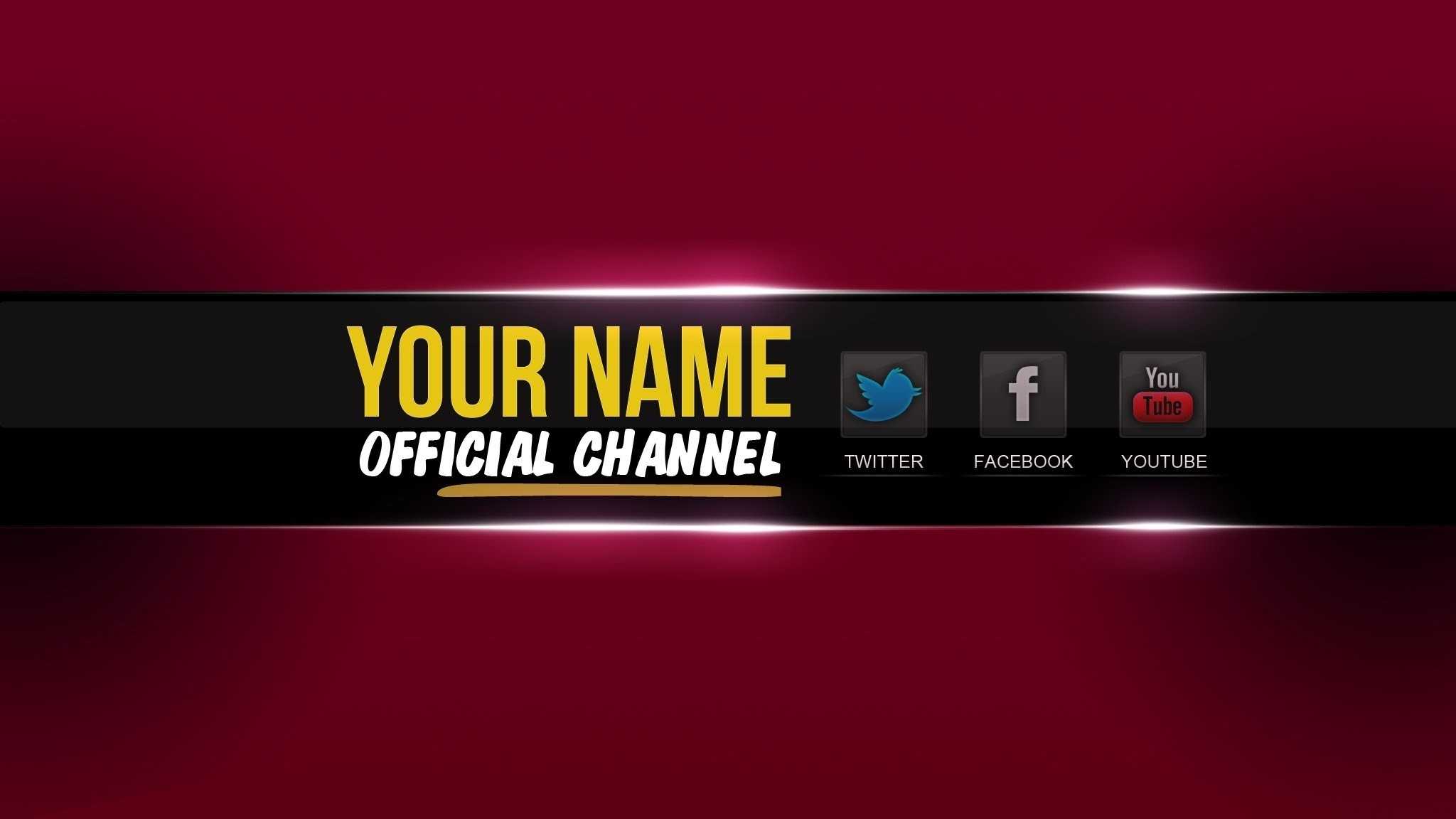 Youtube Banner Wallpaper (90+ Images) With Regard To Youtube Banners Template